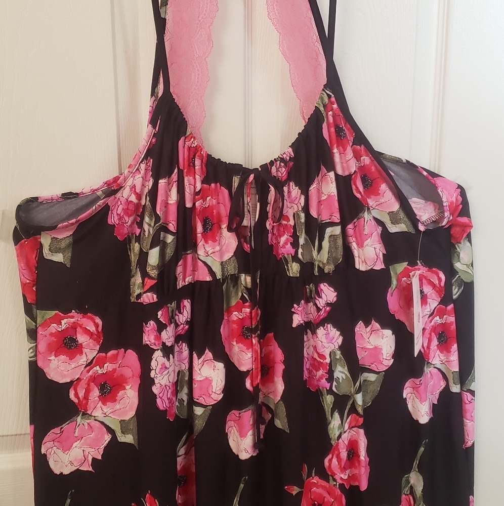 Floral 🌺 print chemise baby doll style sleeper 💤 😴 🛏